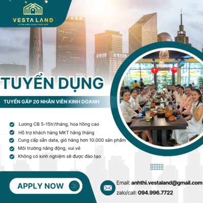 tuyển dụng tháng 12 